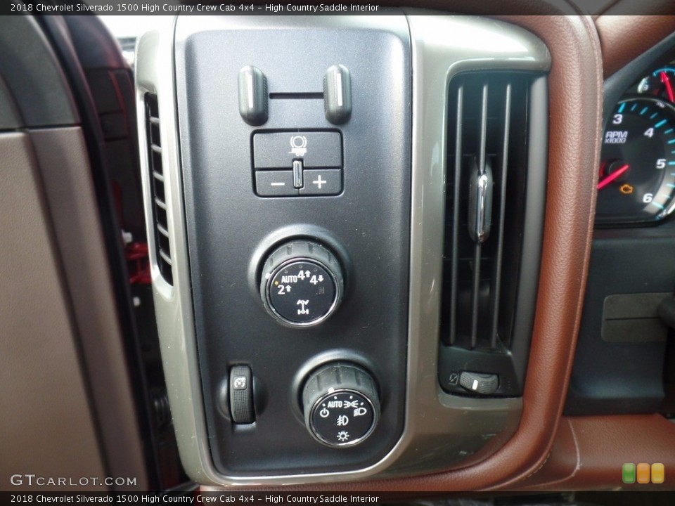 High Country Saddle Interior Controls for the 2018 Chevrolet Silverado 1500 High Country Crew Cab 4x4 #124268553