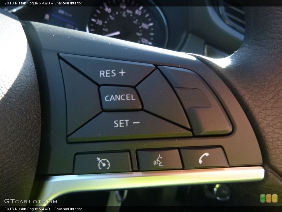 Charcoal Interior Controls for the 2018 Nissan Rogue S AWD #124268928