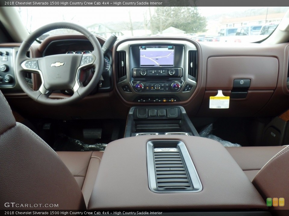 High Country Saddle Interior Dashboard for the 2018 Chevrolet Silverado 1500 High Country Crew Cab 4x4 #124268940