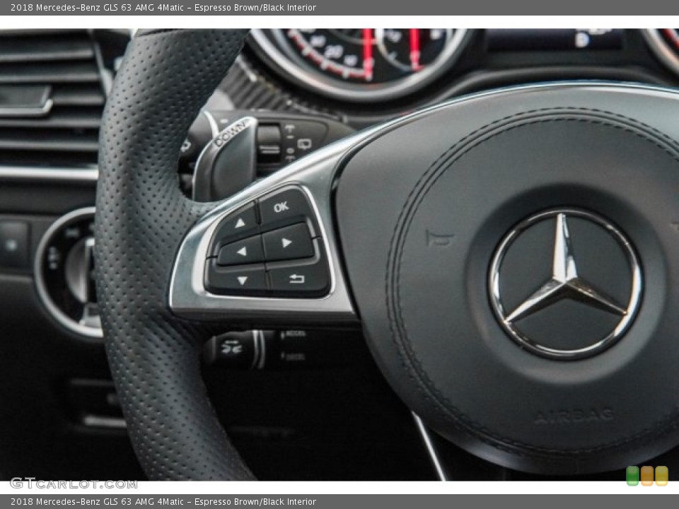 Espresso Brown/Black Interior Controls for the 2018 Mercedes-Benz GLS 63 AMG 4Matic #124274832