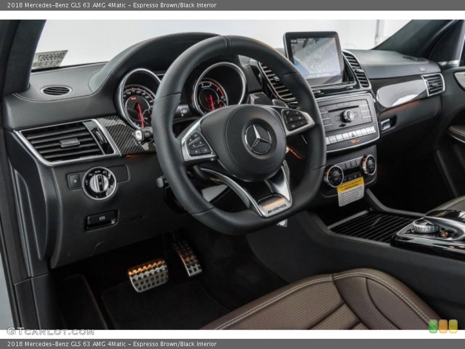 Espresso Brown/Black Interior Dashboard for the 2018 Mercedes-Benz GLS 63 AMG 4Matic #124274862