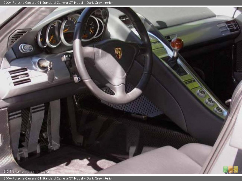 Dark Grey 2004 Porsche Carrera GT Interiors
