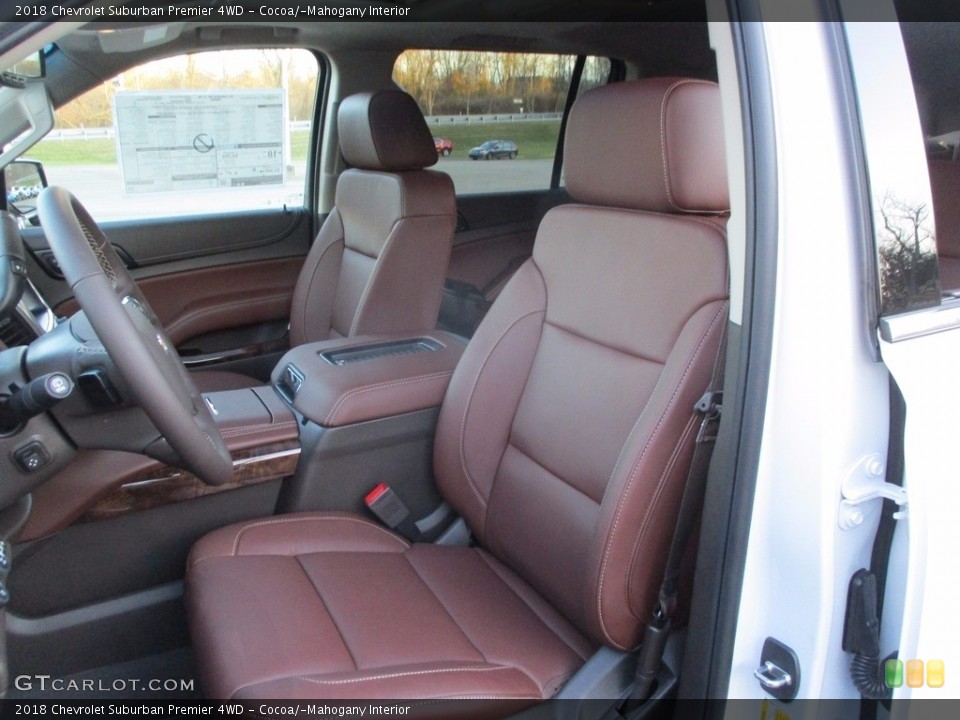 Cocoa/­Mahogany Interior Front Seat for the 2018 Chevrolet Suburban Premier 4WD #124278846
