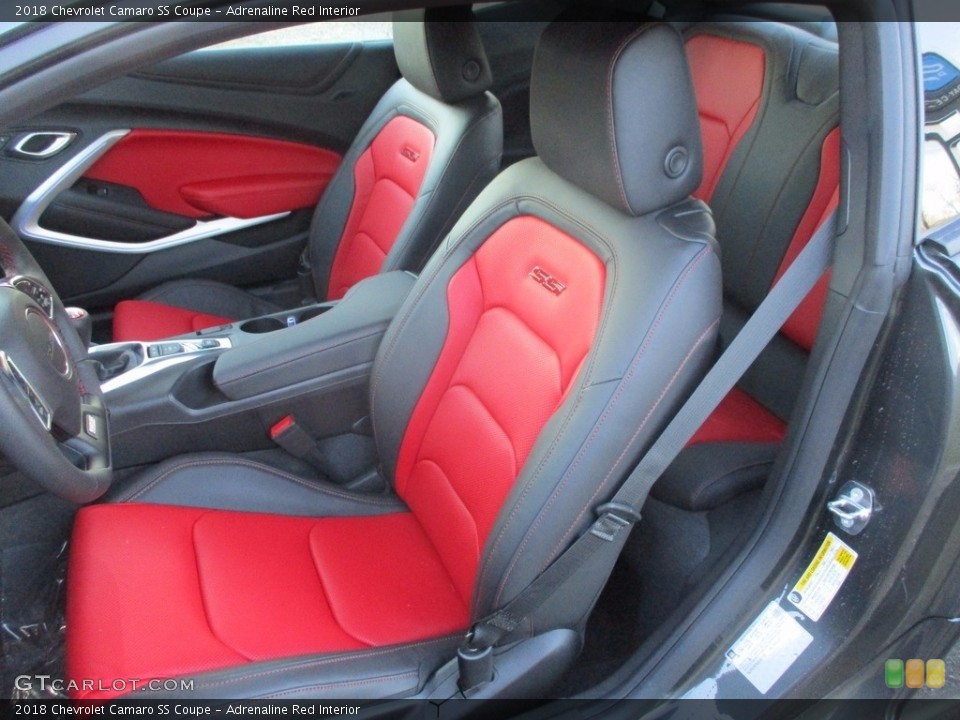 Adrenaline Red Interior Front Seat for the 2018 Chevrolet Camaro SS Coupe #124279653