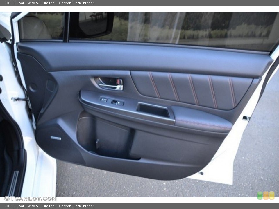 Carbon Black Interior Door Panel for the 2016 Subaru WRX STI Limited #124281072