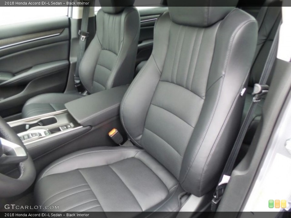 Black Interior Photo for the 2018 Honda Accord EX-L Sedan #124282530