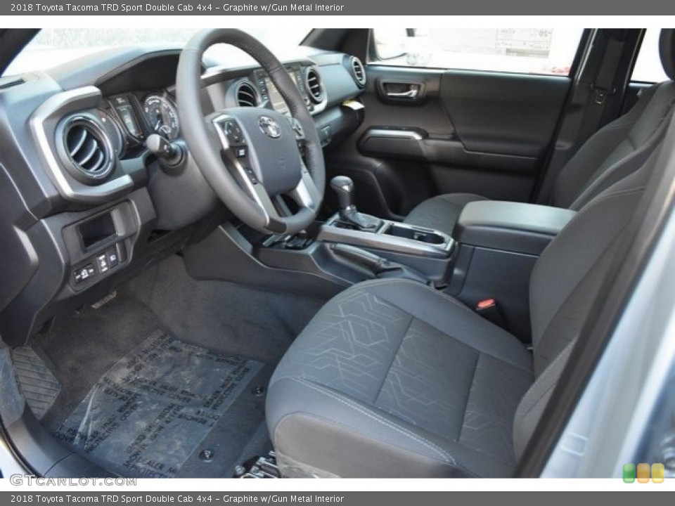 Graphite w/Gun Metal Interior Photo for the 2018 Toyota Tacoma TRD Sport Double Cab 4x4 #124283523