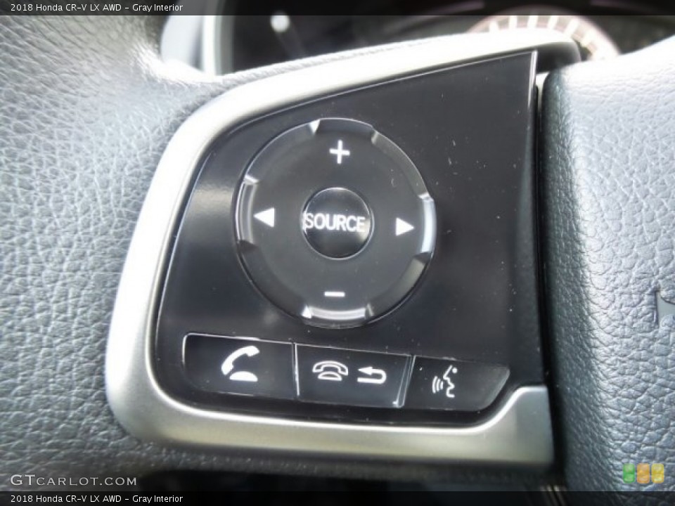 Gray Interior Controls for the 2018 Honda CR-V LX AWD #124283856