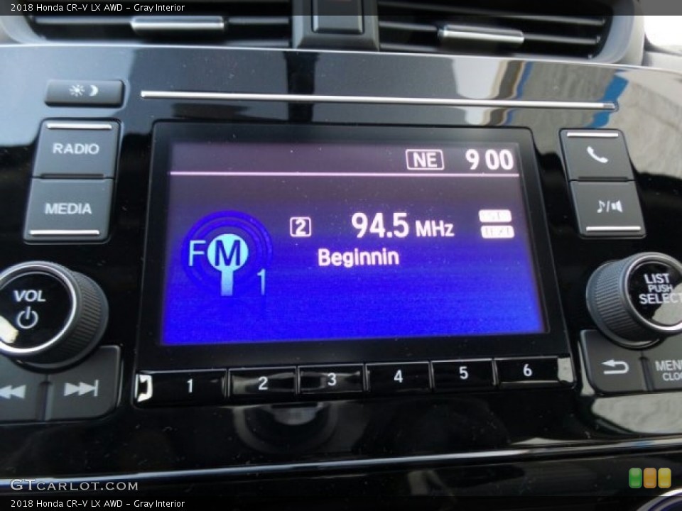 Gray Interior Controls for the 2018 Honda CR-V LX AWD #124283923