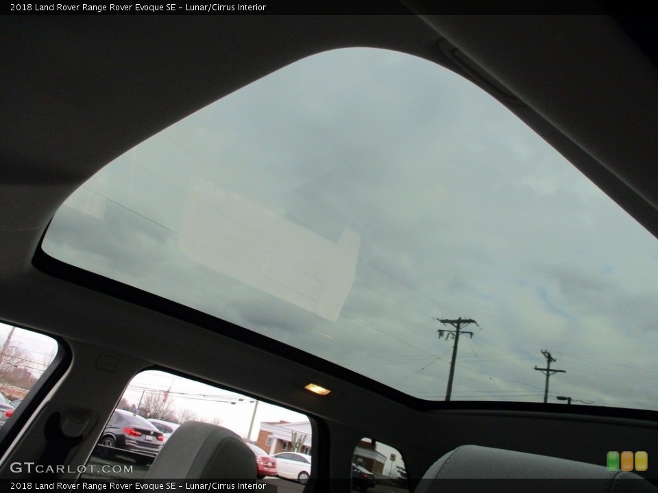 Lunar/Cirrus Interior Sunroof for the 2018 Land Rover Range Rover Evoque SE #124285497