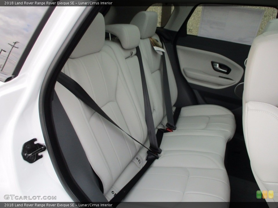 Lunar/Cirrus Interior Rear Seat for the 2018 Land Rover Range Rover Evoque SE #124285572