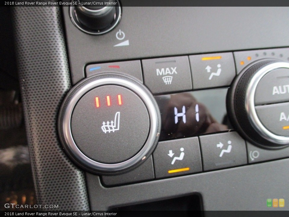 Lunar/Cirrus Interior Controls for the 2018 Land Rover Range Rover Evoque SE #124285703