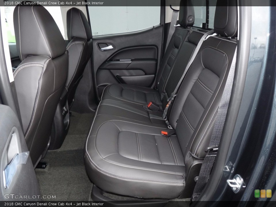 Jet Black Interior Rear Seat for the 2018 GMC Canyon Denali Crew Cab 4x4 #124288797