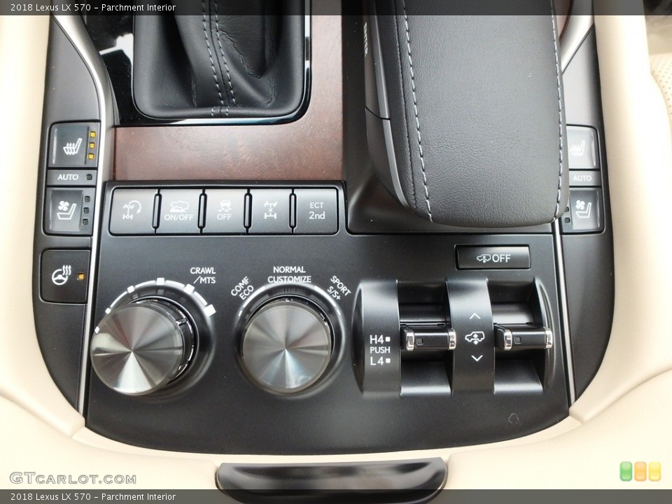 Parchment Interior Controls for the 2018 Lexus LX 570 #124295604