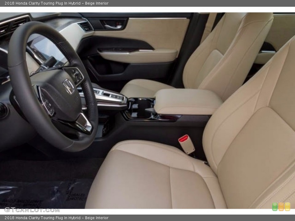 Beige Interior Front Seat for the 2018 Honda Clarity Touring Plug In Hybrid #124296537