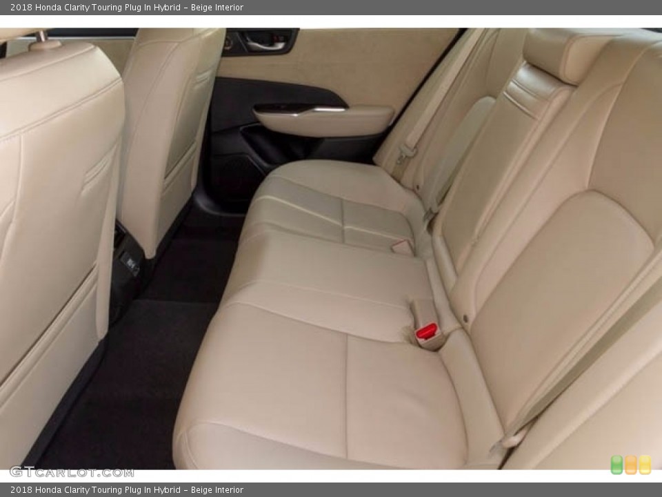 Beige Interior Rear Seat for the 2018 Honda Clarity Touring Plug In Hybrid #124296588