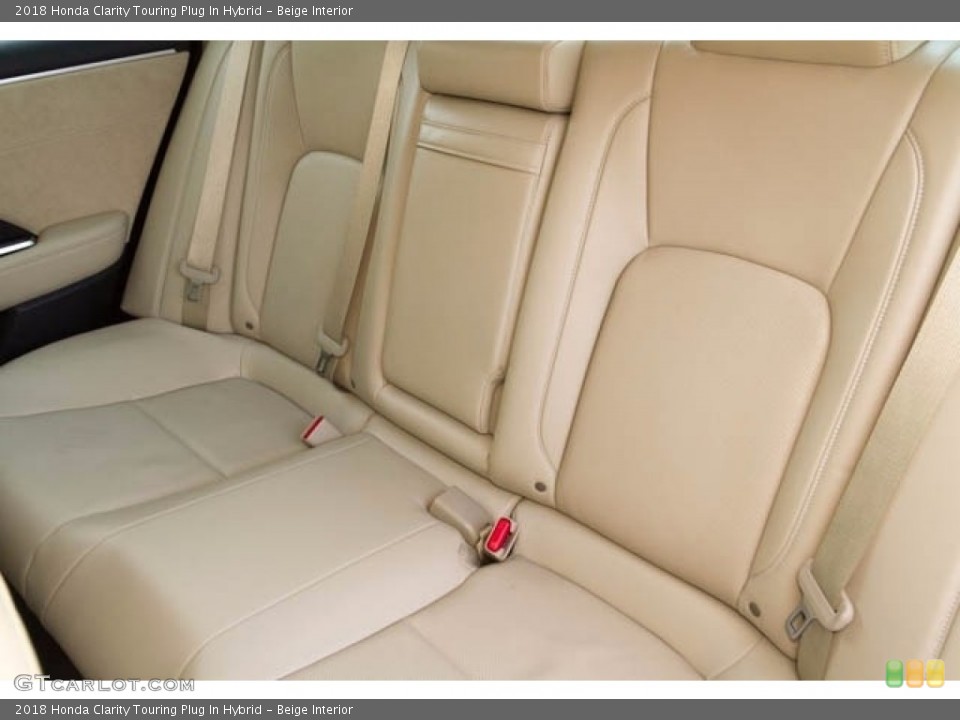 Beige Interior Rear Seat for the 2018 Honda Clarity Touring Plug In Hybrid #124296615