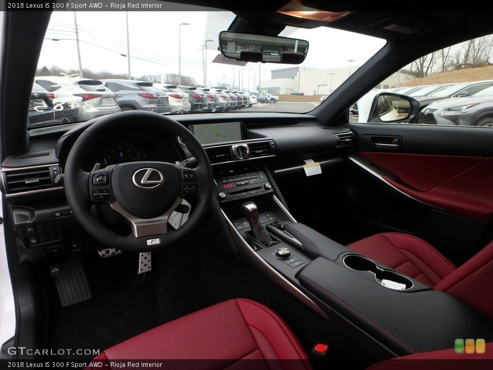 Rioja Red Interior Photo for the 2018 Lexus IS 300 F Sport AWD #124296768