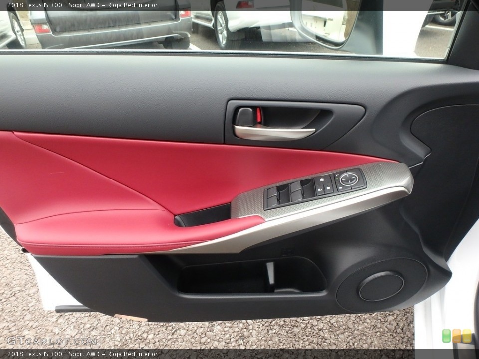 Rioja Red Interior Door Panel for the 2018 Lexus IS 300 F Sport AWD #124296789