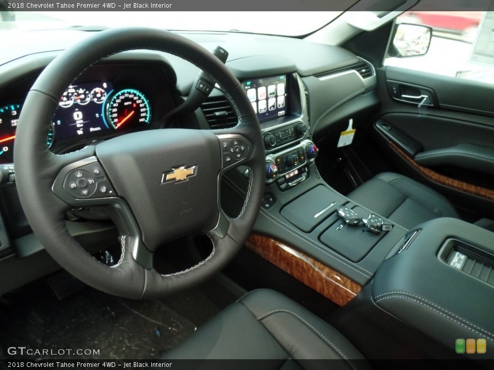 Jet Black Interior Dashboard for the 2018 Chevrolet Tahoe Premier 4WD #124297028