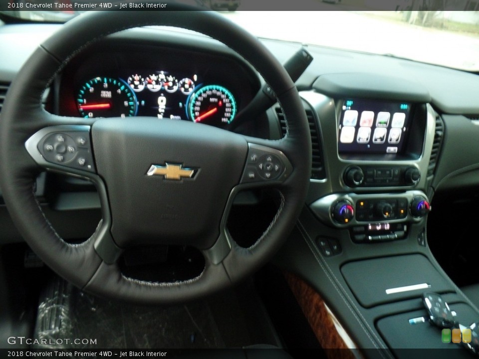 Jet Black Interior Dashboard for the 2018 Chevrolet Tahoe Premier 4WD #124297056