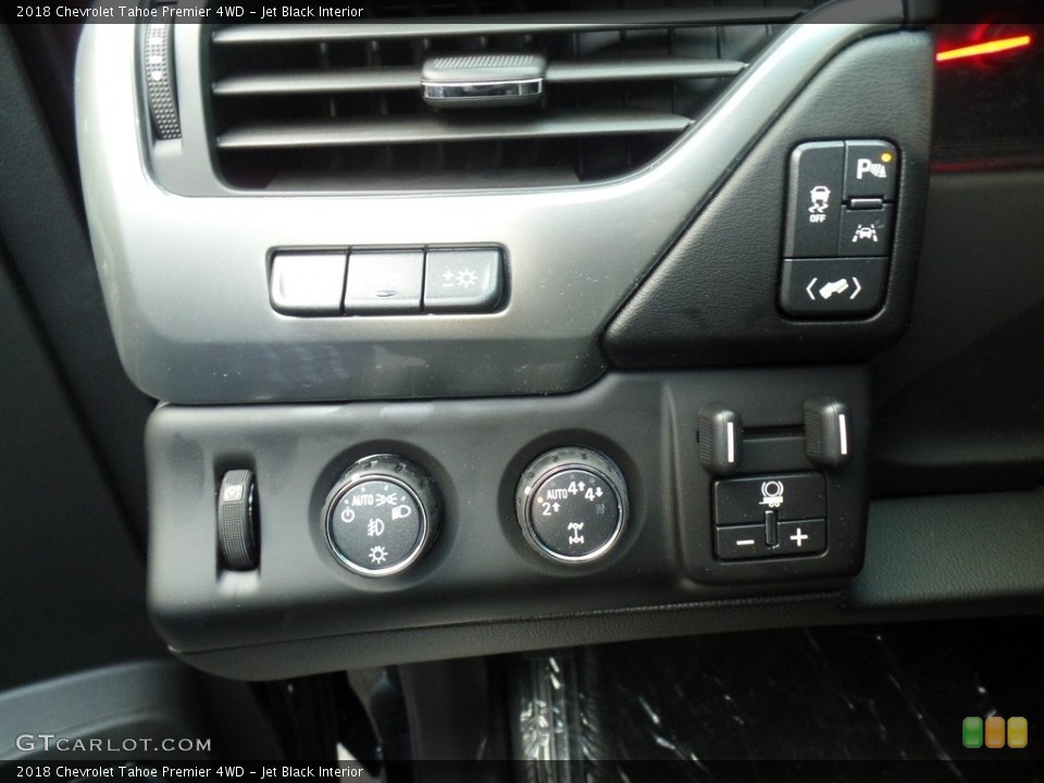 Jet Black Interior Controls for the 2018 Chevrolet Tahoe Premier 4WD #124297161