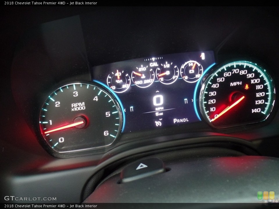 Jet Black Interior Gauges for the 2018 Chevrolet Tahoe Premier 4WD #124297278