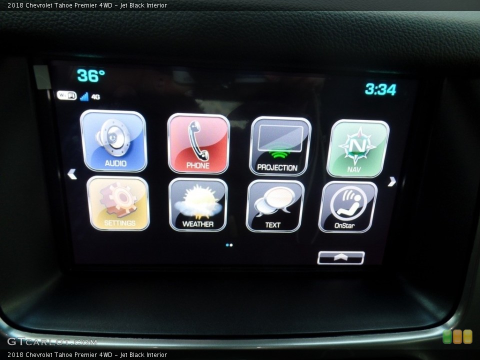 Jet Black Interior Controls for the 2018 Chevrolet Tahoe Premier 4WD #124297353