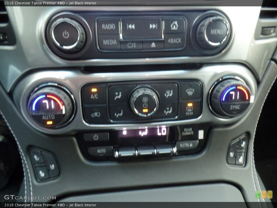 Jet Black Interior Controls for the 2018 Chevrolet Tahoe Premier 4WD #124297509
