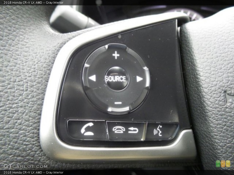 Gray Interior Controls for the 2018 Honda CR-V LX AWD #124297890