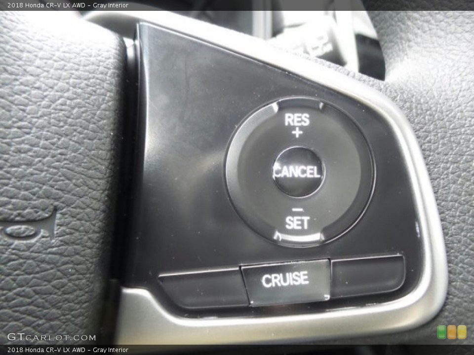 Gray Interior Controls for the 2018 Honda CR-V LX AWD #124297920