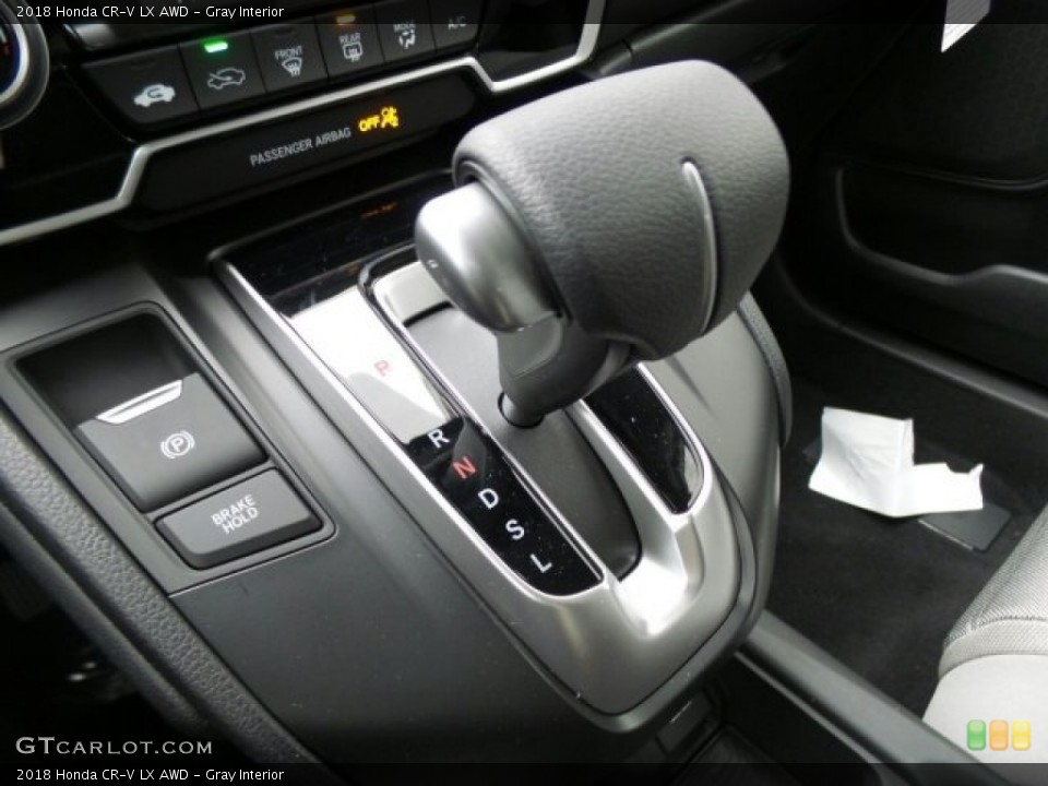 Gray Interior Transmission for the 2018 Honda CR-V LX AWD #124297983
