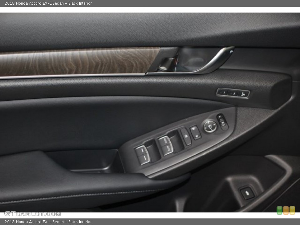 Black Interior Door Panel for the 2018 Honda Accord EX-L Sedan #124301850
