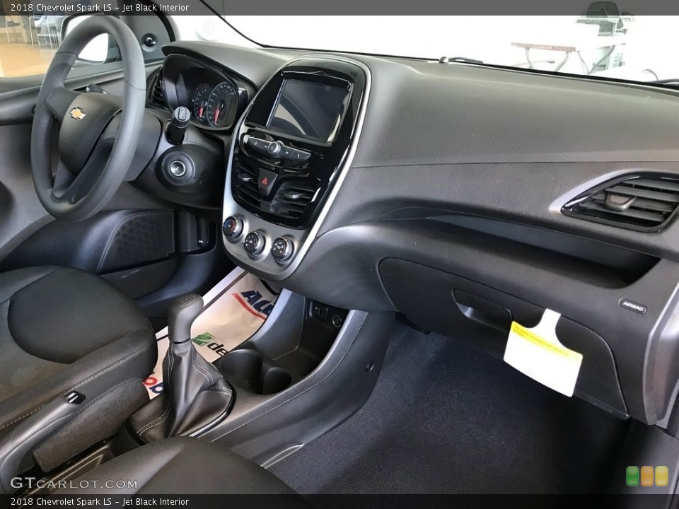 Jet Black Interior Dashboard for the 2018 Chevrolet Spark LS #124306568