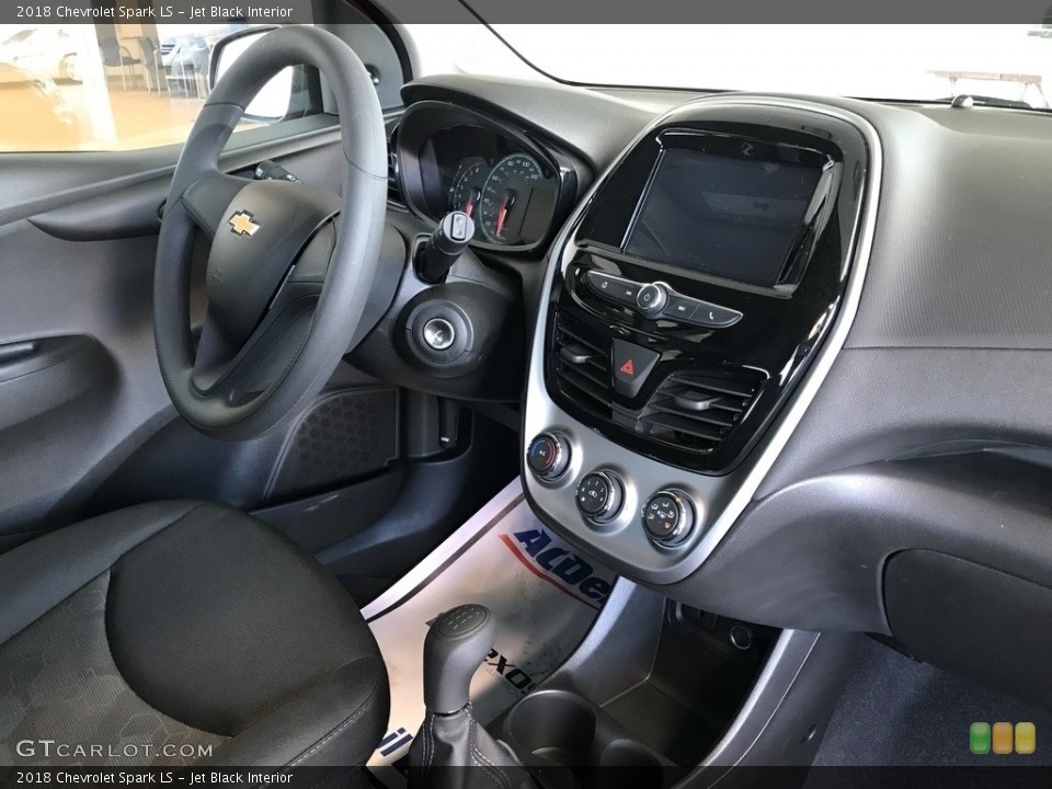 Jet Black Interior Dashboard for the 2018 Chevrolet Spark LS #124306607