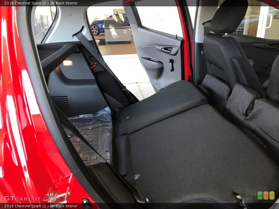 Jet Black Interior Rear Seat for the 2018 Chevrolet Spark LS #124306676