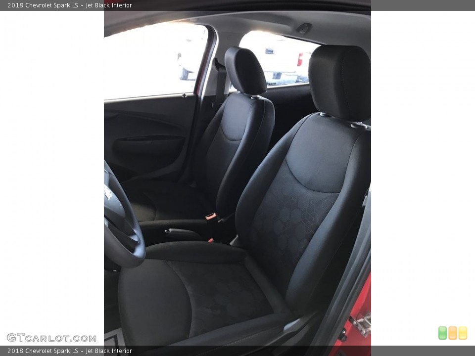 Jet Black Interior Front Seat for the 2018 Chevrolet Spark LS #124306799