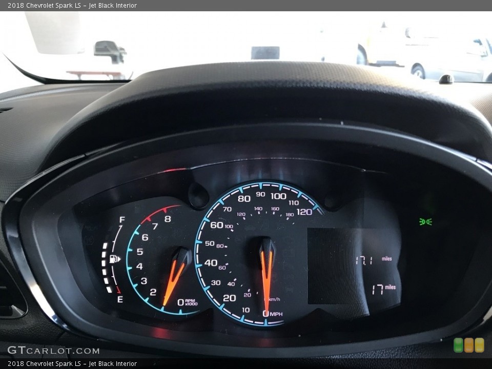 Jet Black Interior Gauges for the 2018 Chevrolet Spark LS #124306832