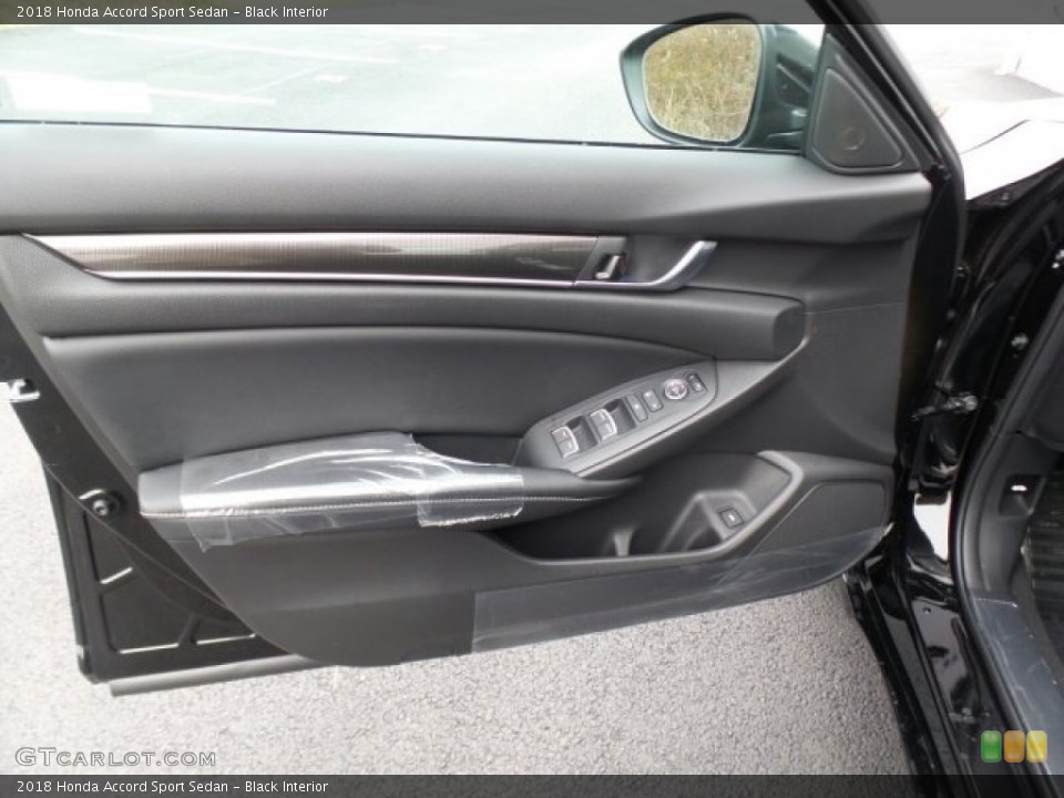 Black Interior Door Panel for the 2018 Honda Accord Sport Sedan #124308152