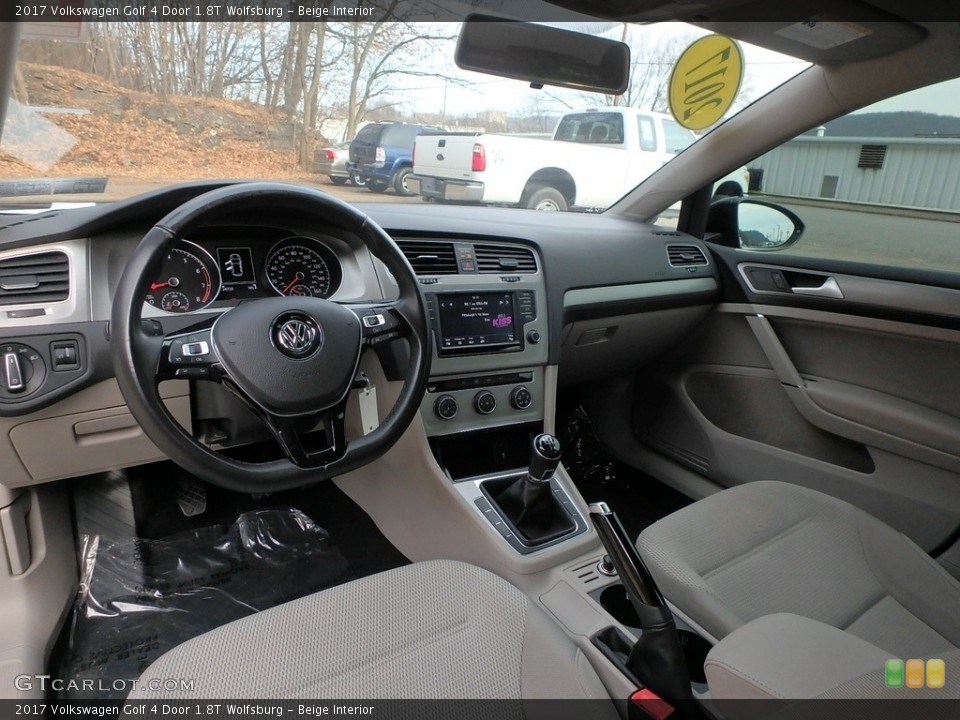 Beige Interior Photo for the 2017 Volkswagen Golf 4 Door 1.8T Wolfsburg #124314857