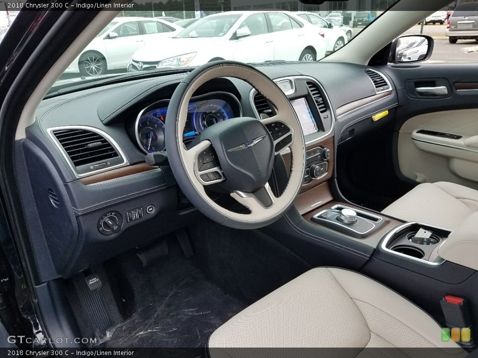 Indigo/Linen Interior Photo for the 2018 Chrysler 300 C #124315451