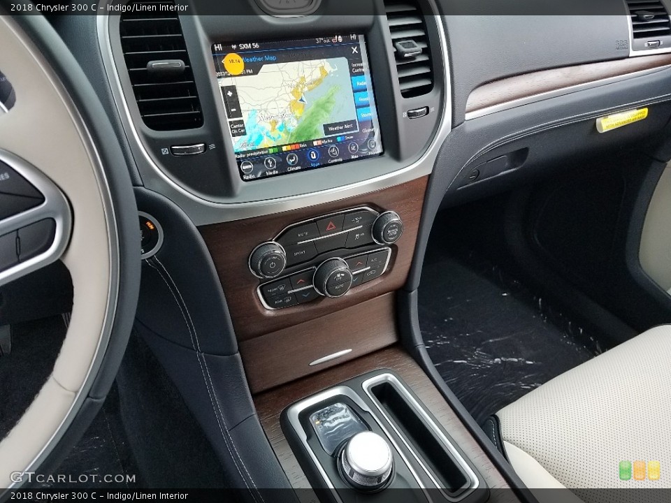 Indigo/Linen Interior Controls for the 2018 Chrysler 300 C #124315550