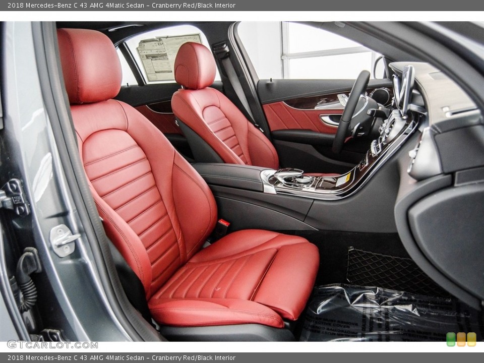 Cranberry Red/Black Interior Photo for the 2018 Mercedes-Benz C 43 AMG 4Matic Sedan #124317512