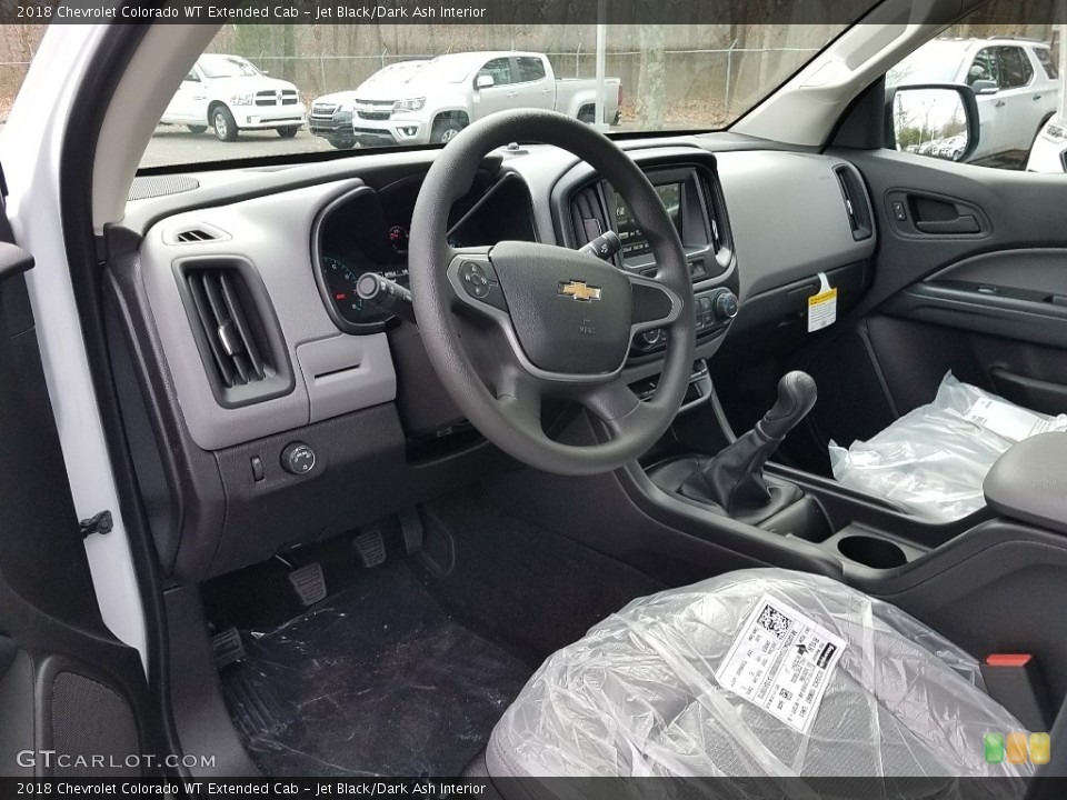 Jet Black/Dark Ash Interior Photo for the 2018 Chevrolet Colorado WT Extended Cab #124320155