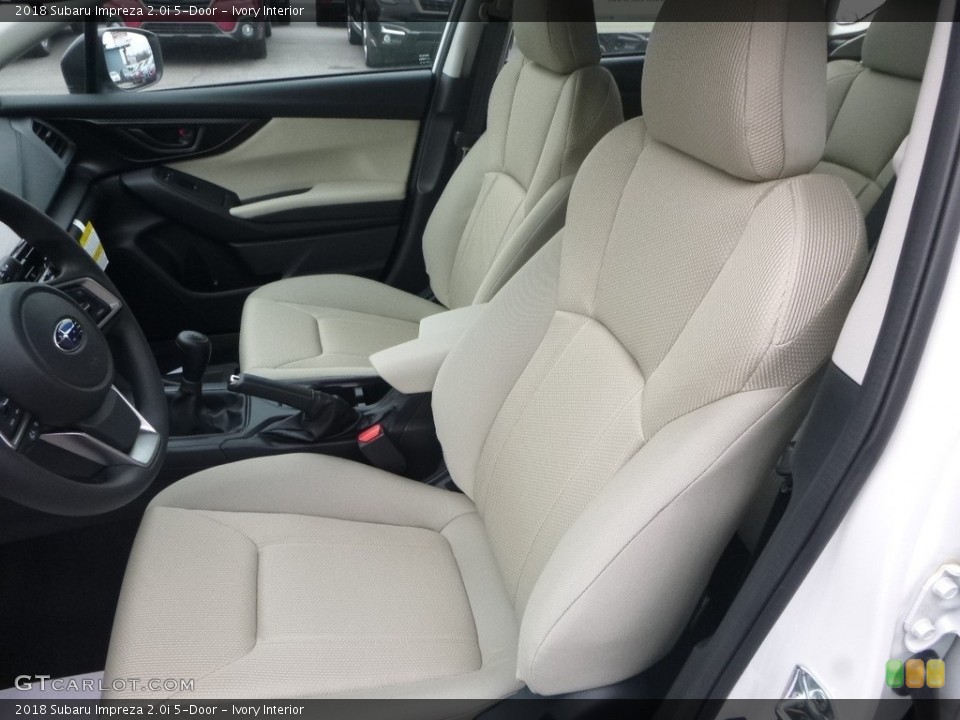 Ivory Interior Front Seat for the 2018 Subaru Impreza 2.0i 5-Door #124320872