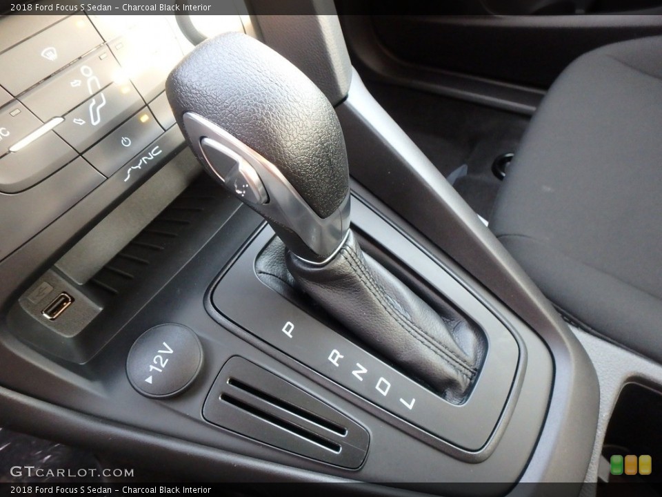 Charcoal Black Interior Transmission for the 2018 Ford Focus S Sedan #124321676