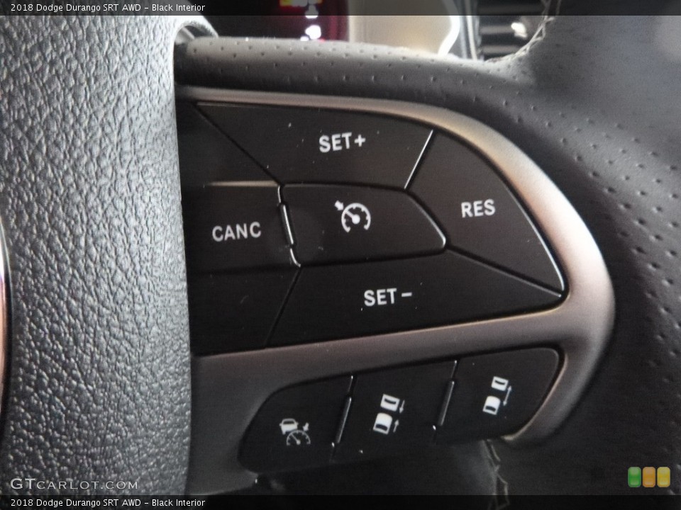 Black Interior Controls for the 2018 Dodge Durango SRT AWD #124324424