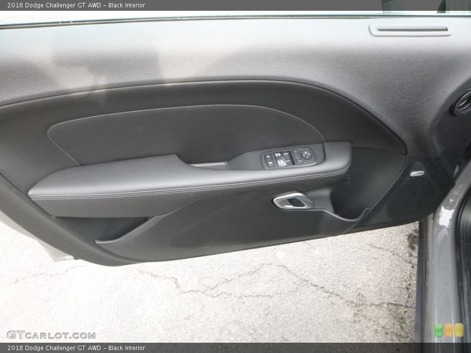 Black Interior Door Panel for the 2018 Dodge Challenger GT AWD #124324772