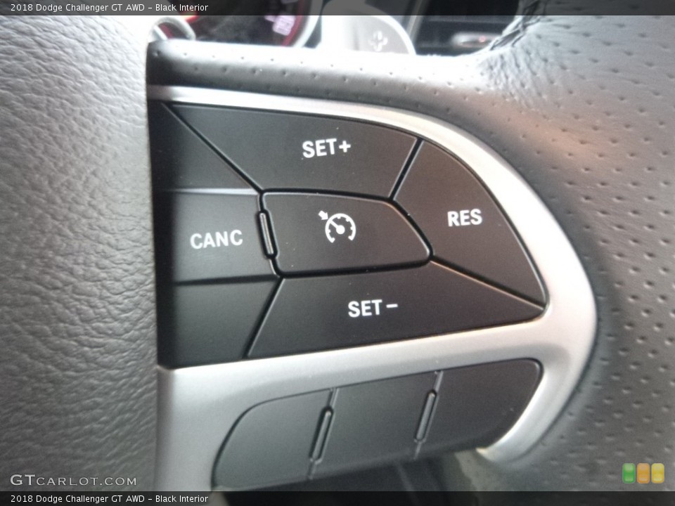 Black Interior Controls for the 2018 Dodge Challenger GT AWD #124324862