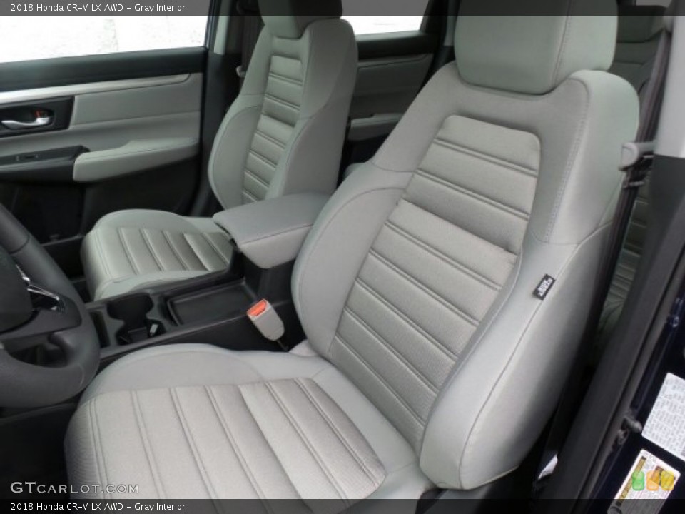 Gray Interior Front Seat for the 2018 Honda CR-V LX AWD #124326212